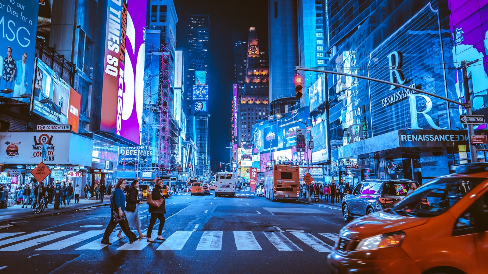 Times Square, New York at night